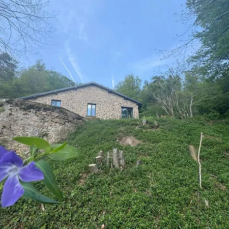 Chalet Le Refuge D'yzeron, Autonome En Pleine Foret Pour 8 Personnes